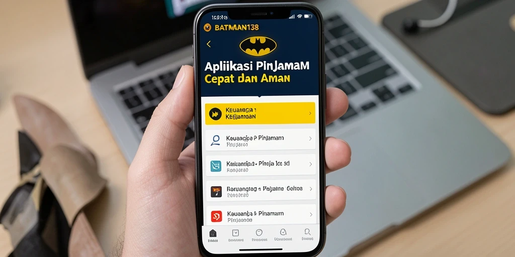 Tampilan antarmuka aplikasi BATMAN138 yang user-friendly