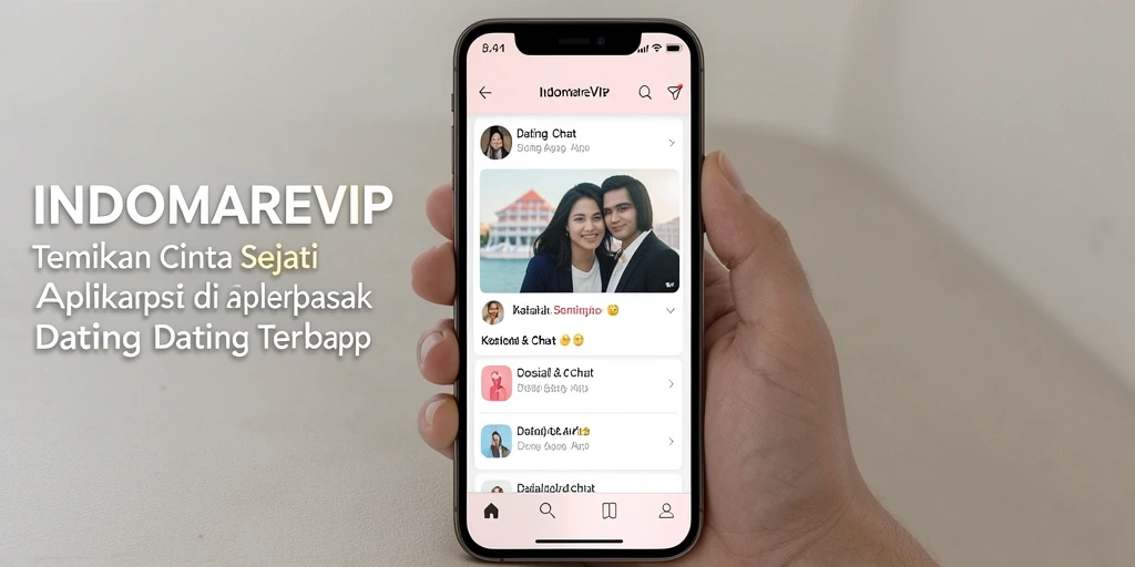 Tampilan antarmuka INDOMAREVIP yang modern dan menarik.