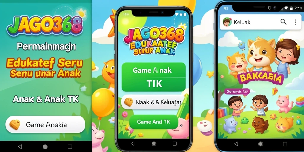Tampilan antarmuka JAGO368 yang ceria dan ramah anak.