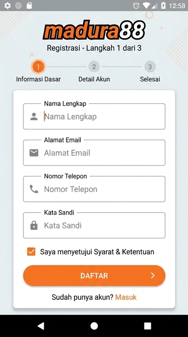 Cara Registrasi Akun Baru di madura88 dengan Mudah