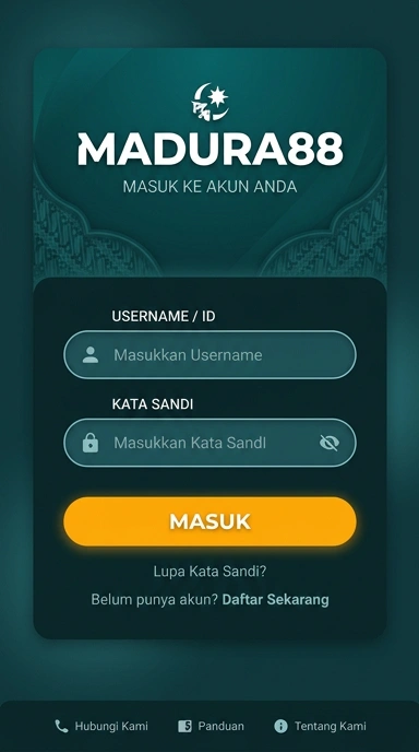Masuk akun madura88 dengan mudah dan cepat